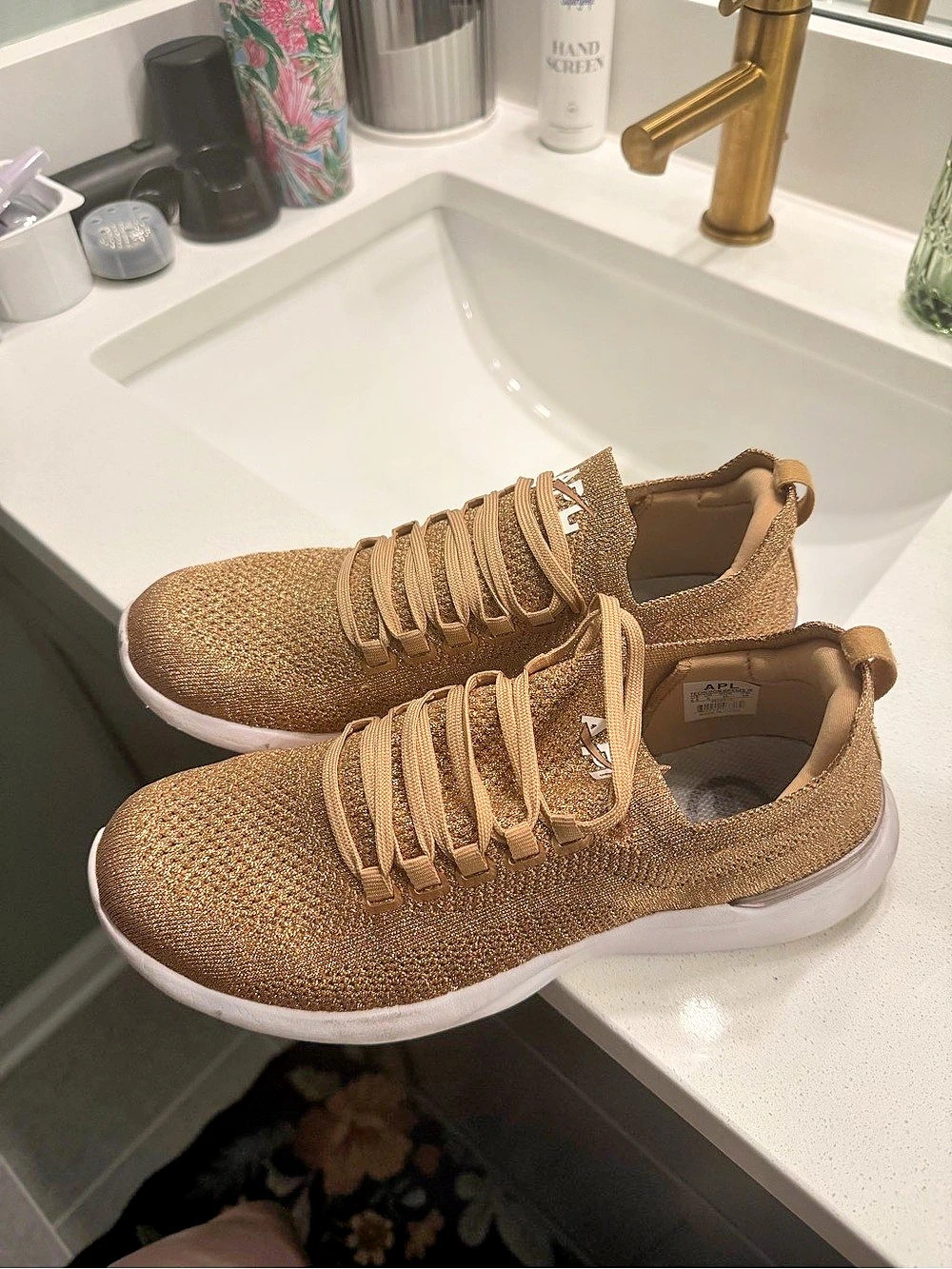 APL TechLoom Breeze Metallic Knit Sneakers